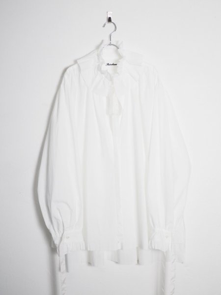 <img class='new_mark_img1' src='https://img.shop-pro.jp/img/new/icons14.gif' style='border:none;display:inline;margin:0px;padding:0px;width:auto;' />[MIDORIKAWA] PULLOVER SHIRT -WHITE-