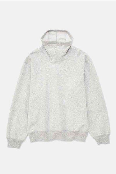 [DIGAWEL] TURTLENECK SWEATSHIRT -HEATHER GRAY-