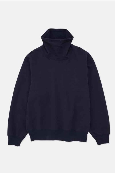 [DIGAWEL] TURTLENECK SWEATSHIRT -NAVY-