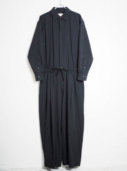 [YOKOSAKAMOTO] SUIT JUMP SUIT -RE BLACK-