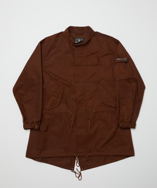 <img class='new_mark_img1' src='https://img.shop-pro.jp/img/new/icons14.gif' style='border:none;display:inline;margin:0px;padding:0px;width:auto;' />[BAL] COTTON NYLON FISTTAIL COAT -BROWN-