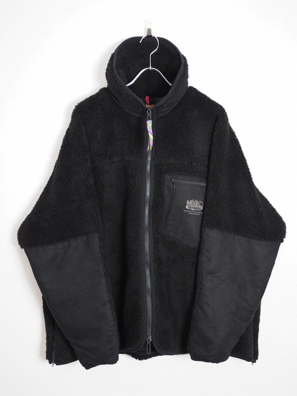 IS-NESS] × Y(dot)BY NORDISK THM FLEECE JACKET -BLACK-