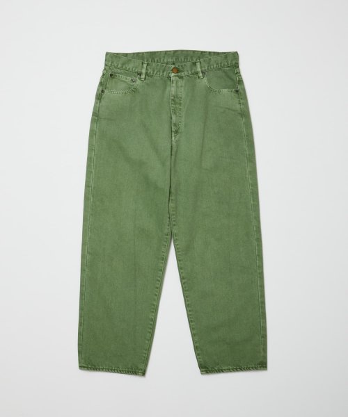 [BAL] LOOSE FIT PIGMENT DYE 5P JEAN -GREEN-