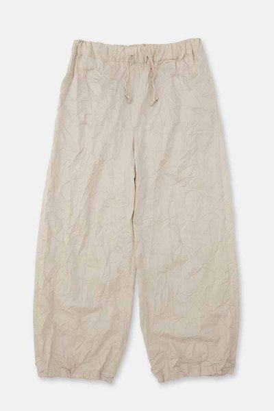 <img class='new_mark_img1' src='https://img.shop-pro.jp/img/new/icons14.gif' style='border:none;display:inline;margin:0px;padding:0px;width:auto;' />[DIGAWEL] WIDE LOUNGE PANTS (CREASE FINISH) -SAND BEIGE-