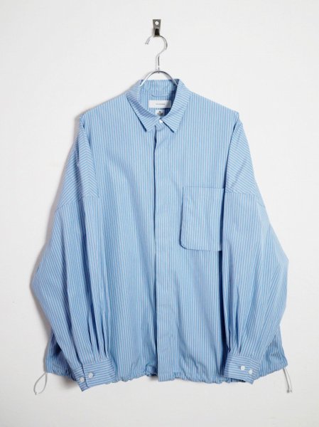 <img class='new_mark_img1' src='https://img.shop-pro.jp/img/new/icons14.gif' style='border:none;display:inline;margin:0px;padding:0px;width:auto;' />[THE JEAN PIERRE] SIGNATURE 11XL SHIRT -BLUE STRIPE-