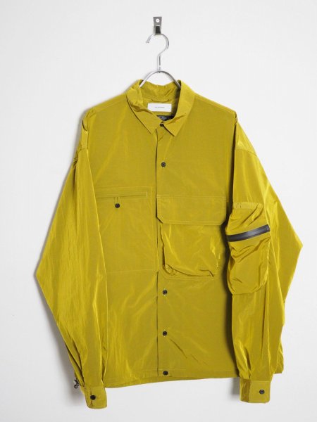 <img class='new_mark_img1' src='https://img.shop-pro.jp/img/new/icons14.gif' style='border:none;display:inline;margin:0px;padding:0px;width:auto;' />[THE JEAN PIERRE] SIGNATURE NYLON BETA SHIRT -YELLOW-