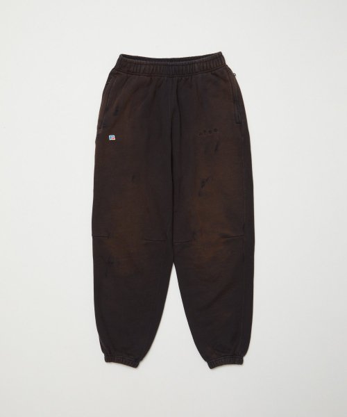 <img class='new_mark_img1' src='https://img.shop-pro.jp/img/new/icons14.gif' style='border:none;display:inline;margin:0px;padding:0px;width:auto;' />[BAL] / RUSSELL ATHLETIC HIGH COTTON DISTRESSED SWEATPANT -BLACK-