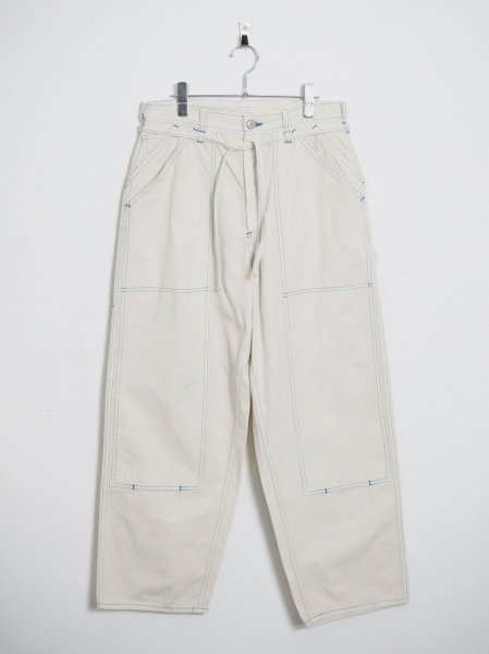<img class='new_mark_img1' src='https://img.shop-pro.jp/img/new/icons14.gif' style='border:none;display:inline;margin:0px;padding:0px;width:auto;' />[FILL THE BILL] DOUBLE KNEE PAINTER PANTS -WHITE DUCK-