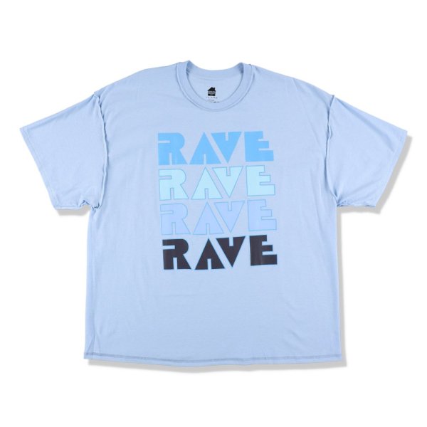 <img class='new_mark_img1' src='https://img.shop-pro.jp/img/new/icons14.gif' style='border:none;display:inline;margin:0px;padding:0px;width:auto;' />[IS-NESS MUSIC] RAVE T-SHIRT -LIGHT BLUE-