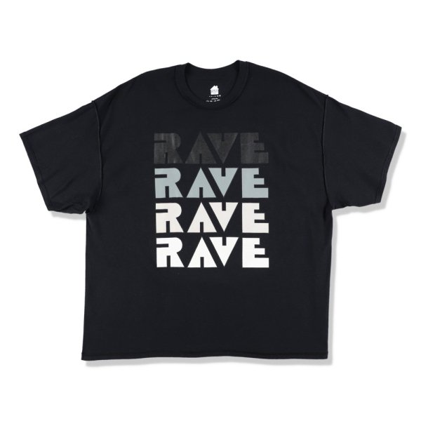 <img class='new_mark_img1' src='https://img.shop-pro.jp/img/new/icons14.gif' style='border:none;display:inline;margin:0px;padding:0px;width:auto;' />[IS-NESS MUSIC] RAVE T-SHIRT -BLACK-