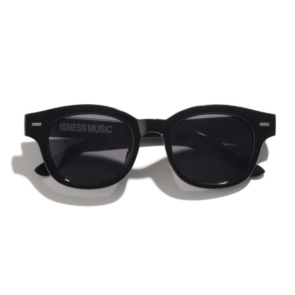 <img class='new_mark_img1' src='https://img.shop-pro.jp/img/new/icons14.gif' style='border:none;display:inline;margin:0px;padding:0px;width:auto;' />[IS-NESS MUSIC] WALTER SUNGLASSES(WELLINGTON TYPE) -BLACK/BLACK-
