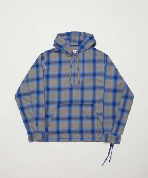 [BAL] PULLOVER MEXICAN HOODED SHIRT -BLUE-