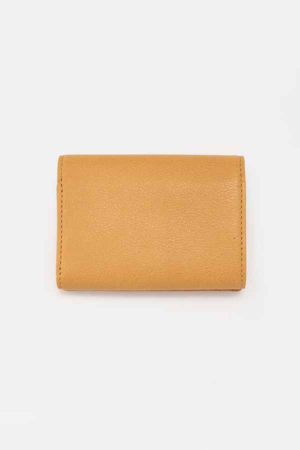 DIGAWEL] THREE-FOLD PURSE -CAMEL-