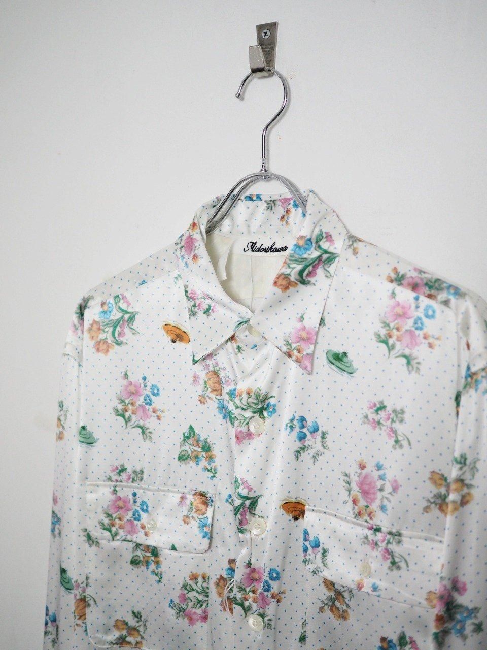 MIDORIKAWA(ミドリカワ) SATIN SHIRTS -UFO- MIDORIKAWA(ミドリカワ) SATIN SHIRTS -UFO-