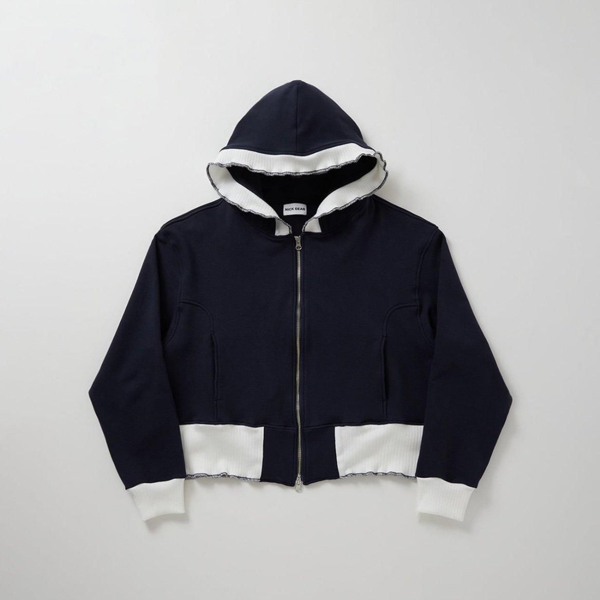 é frill zip sweat blouson black é frill zip sweat blouson black（Access Fashion | Sweat