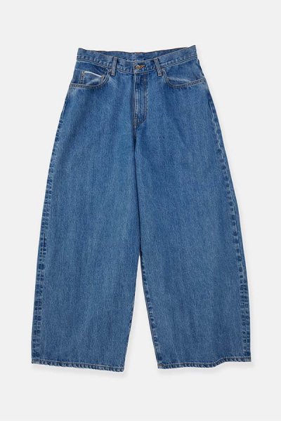 <img class='new_mark_img1' src='https://img.shop-pro.jp/img/new/icons14.gif' style='border:none;display:inline;margin:0px;padding:0px;width:auto;' />[DIGAWEL] WIDE STRAIGHT JEANS -FADE BLUE-