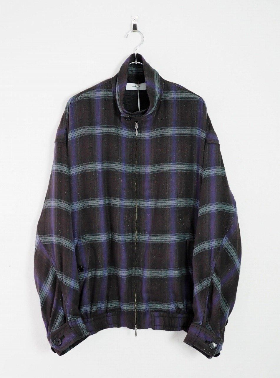 ジャケット・アウター THE JEAN PIERRE / Glitter Plaid Harringt THE JEAN PIERRE(ジャンピエール)GLITTER PLAID HARRINGTON