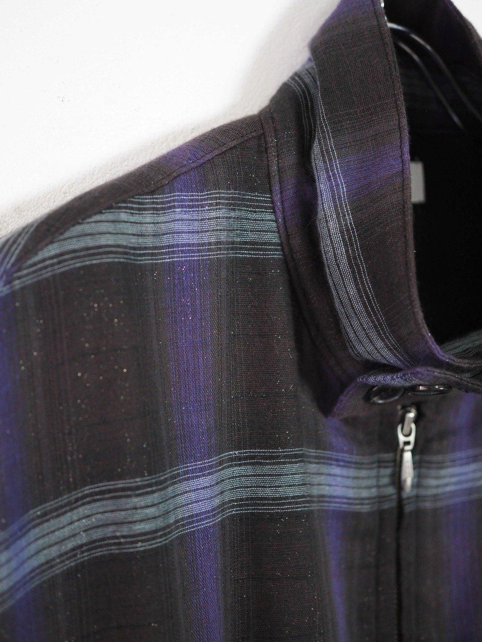 ジャケット・アウター THE JEAN PIERRE / Glitter Plaid Harringt THE JEAN PIERRE(ジャンピエール)GLITTER PLAID HARRINGTON