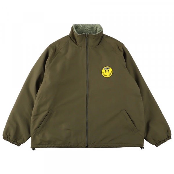 <img class='new_mark_img1' src='https://img.shop-pro.jp/img/new/icons14.gif' style='border:none;display:inline;margin:0px;padding:0px;width:auto;' />[IS-NESS MUSIC] HOUSE PATCH REVERSIBLE FLEECE JACKET -KHAKI-