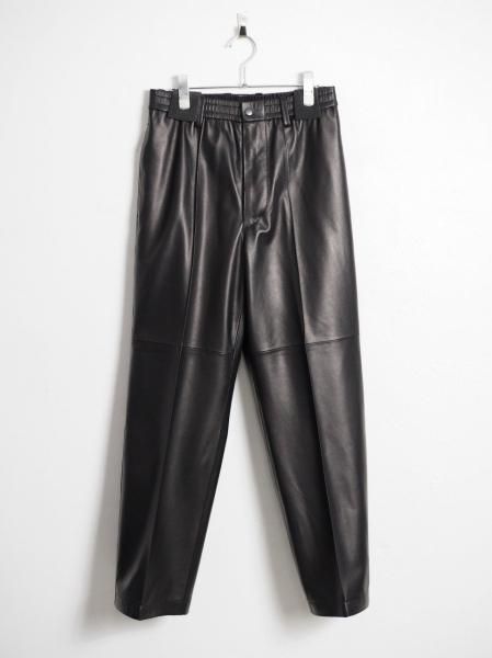 [PHEBUS] LAMB LEATHER PANTS -BLACK-<img class='new_mark_img2' src='https://img.shop-pro.jp/img/new/icons14.gif' style='border:none;display:inline;margin:0px;padding:0px;width:auto;' />