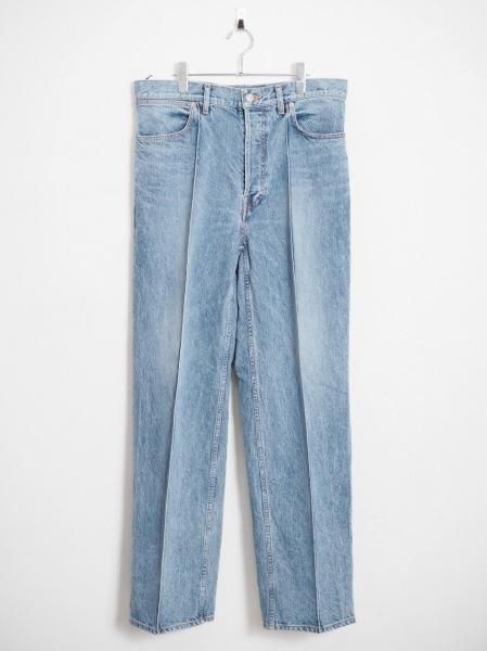 <img class='new_mark_img1' src='https://img.shop-pro.jp/img/new/icons14.gif' style='border:none;display:inline;margin:0px;padding:0px;width:auto;' />[PHEBUS] WASHI DENIM STRAIGHT PANTS -FADE BLUE-