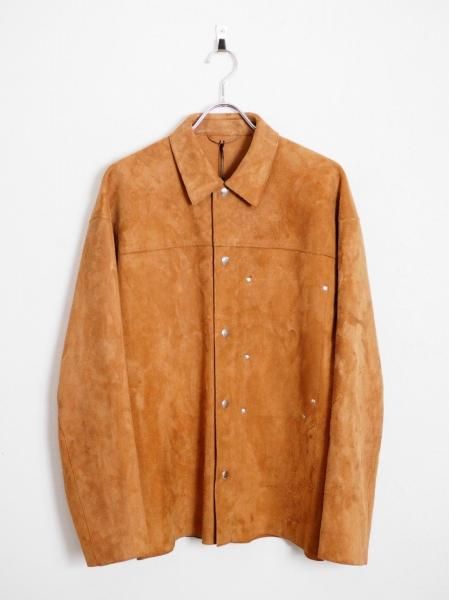 <img class='new_mark_img1' src='https://img.shop-pro.jp/img/new/icons14.gif' style='border:none;display:inline;margin:0px;padding:0px;width:auto;' />[PHEBUS] SUEDE JACKET -TOBACCO-