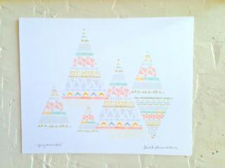 Leah Duncan - Pyramids Print