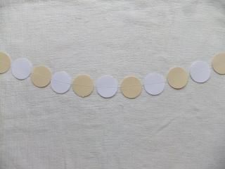 Paper Wedding Garland 10ft Romantic Wedding Decor Rustic Garland Bridal