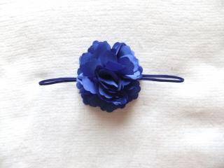 Baby Chiffon Flower Headband Royal