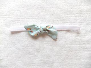 Baby Headband Rainbow Arrows on White