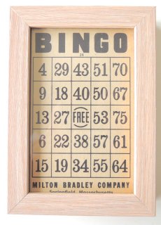 Vintage Bingo Card - 1