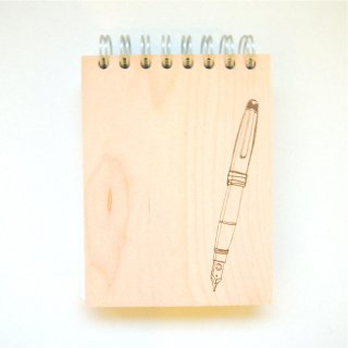 Woodden Memo Pad (Pen)