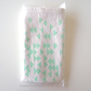 Kitchen Towel (Green Triangles)