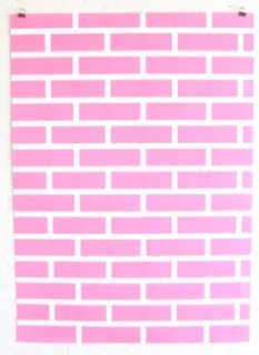 Mike Perry - Poster (Pink Bricks)