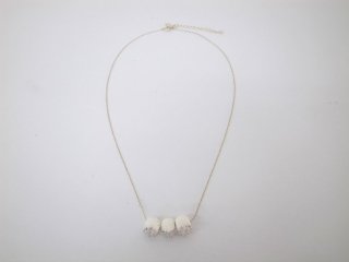coral&glass necklace