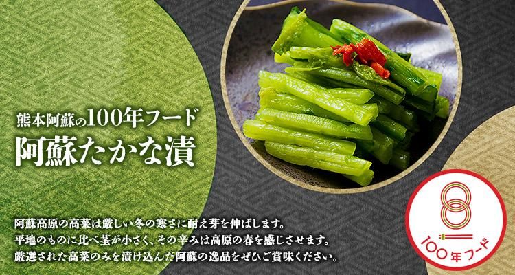 100年フード「阿蘇たかな漬」