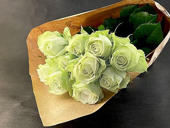 バラの花束 グリーン系 熊本 阿蘇の特産品通販 お中元お歳暮 ネットショップasomo