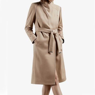 ROSE ロングウールラップコート キャメル|テッドベーカー| TED BAKER オンライン通販【テッドベーカースタイル】