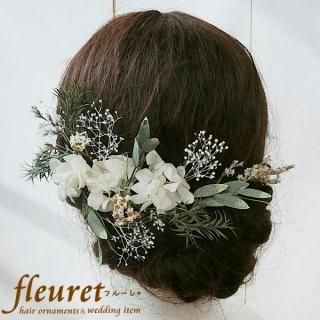プリザーブドフラワー ドライフラワー 髪飾り 結婚式 ヘッド プリザーブドフラワー ドライフラワー 髪飾り 結婚式 ヘッド
