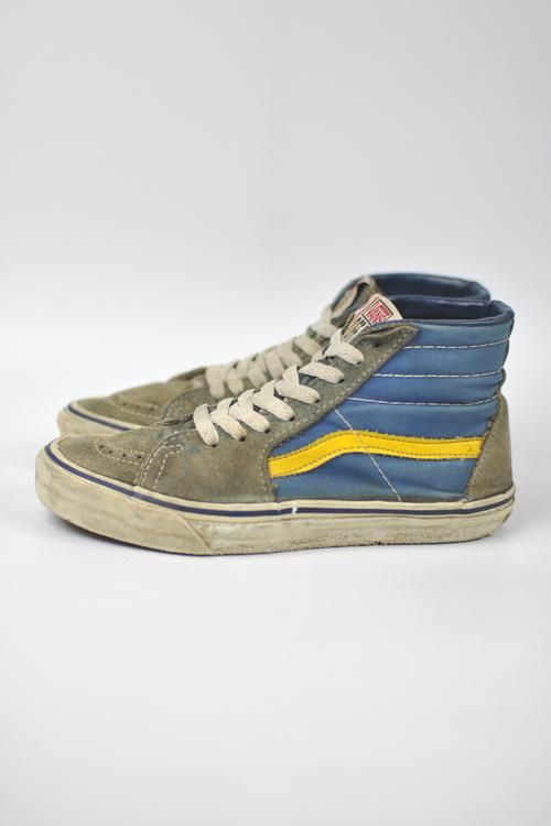 【USA製90s Vans 】ヴァンズ　ヴィンテージ Sk8-Hi VANS - 超希少 90s ビンテージ USA製 直後 vans SK8-HI ハイ