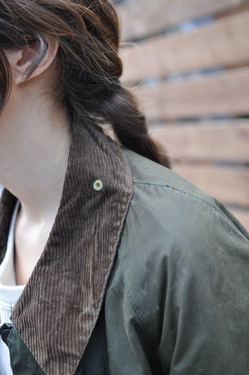 90s Barbour(バブアー)BORDER oiled jacket【1】 - Lubb 