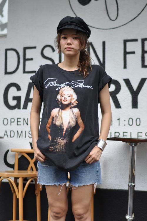 80s Marilyn Monroe(マリリン・モンロー) フォトTシャツ - Lubb 80s Marilyn Monroe(マリリン・モンロー) フォトTシャツ - Lubb