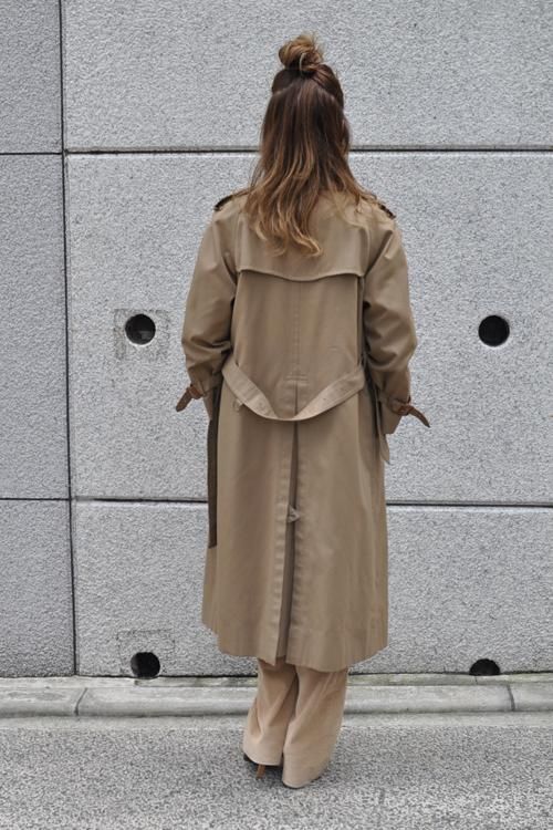 バーバリー プローサム トレンチコート　ライナー 襟飾り　キャメル混 BurberryProrsum（バーバリープローサム）トレンチコート