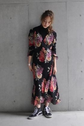 Ralphlauren ラルフローレン 花柄 カシュクールワンピース Lubb Vintage Used レディースヴィンテージ古着通販