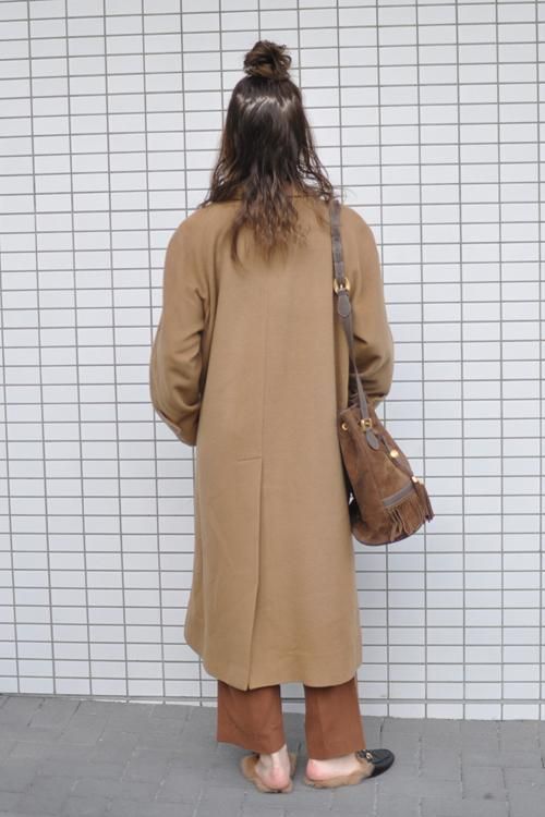 【バーバリー】ステンカラーコート　カシミア　M　着丈102 ブラウン Burberrys(バーバリー) カシミア ステンカラーコート - Lubb