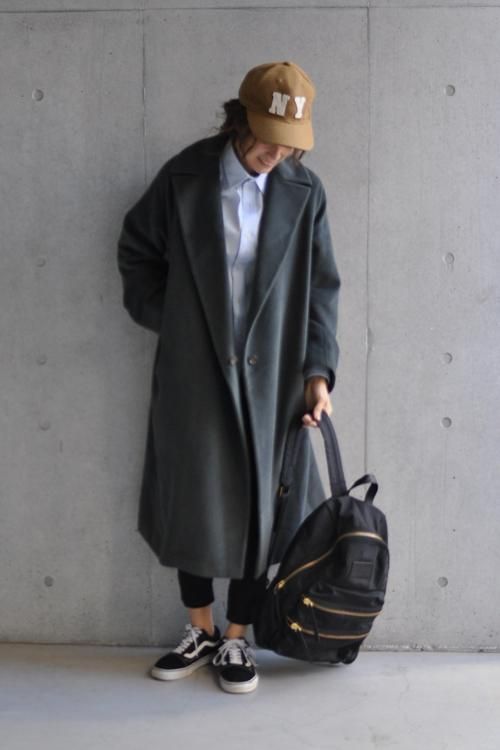 JILSANDER(ジルサンダー) アンゴラ チェスターコート - Lubb - Vintage&Used （レディースヴィンテージ古着通販）