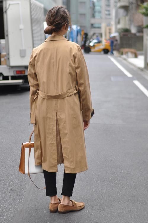 PRADA(プラダ)オイルドコットン ステンカラーコート - Lubb PRADA(プラダ)オイルドコットン ステンカラーコート - Lubb