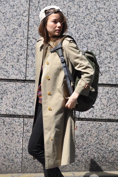 バーバリー　レディース　ライナー付きステンカラーコート　　ヴィンテージ Burberry(バーバリー)ステンカラーコート ライナー付 - Lubb
