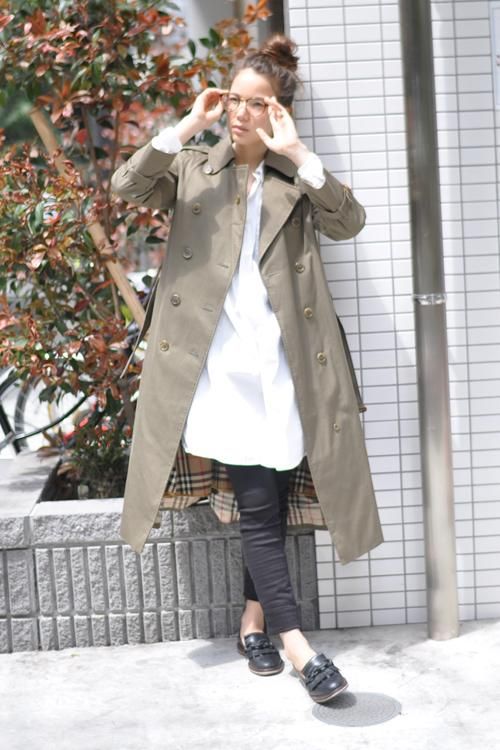 Burberrys(バーバリー)トレンチコート カーキ【Sサイズ程度 Burberrys(バーバリー)トレンチコート カーキ【Sサイズ程度