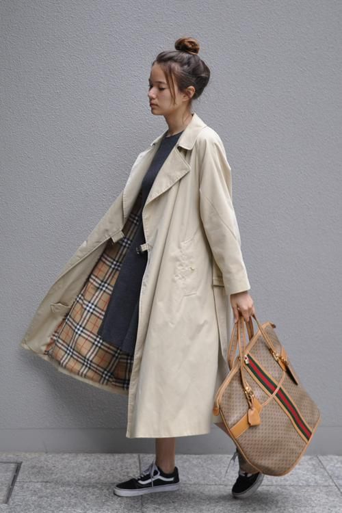 人気ブランド新作豊富 80sバーバリー(BURBERRY)タイロッケンコート